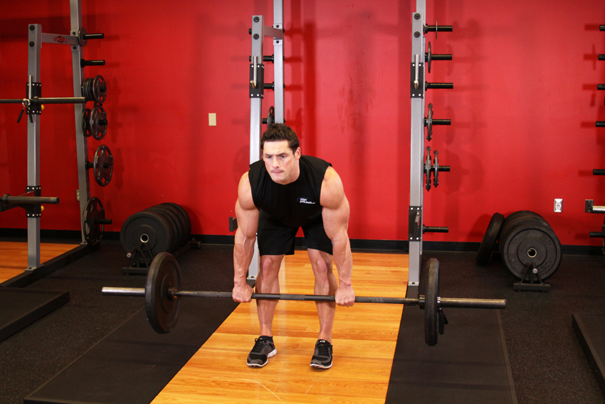 Düz ayaqlar üstə yerdən qaldırma (tyaqa, deadlift)