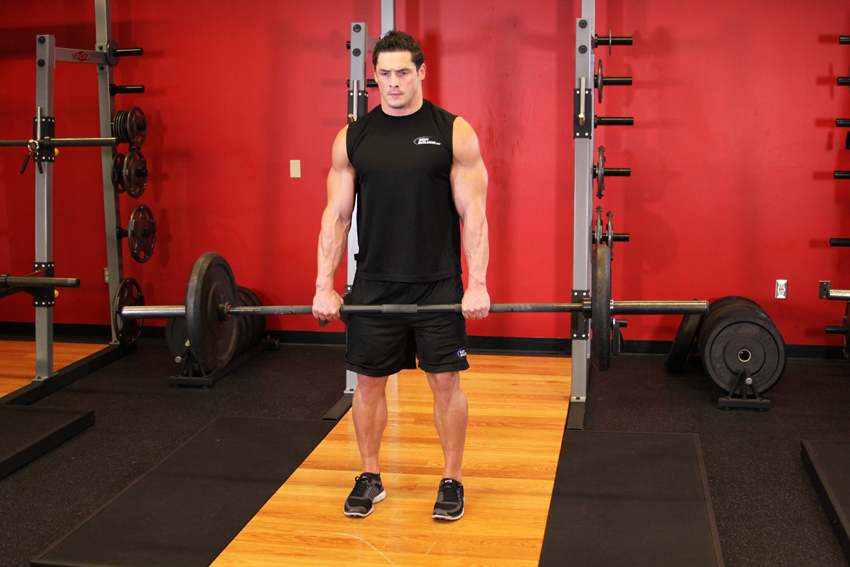 Düz ayaqlar üstə yerdən qaldırma (tyaqa, deadlift)